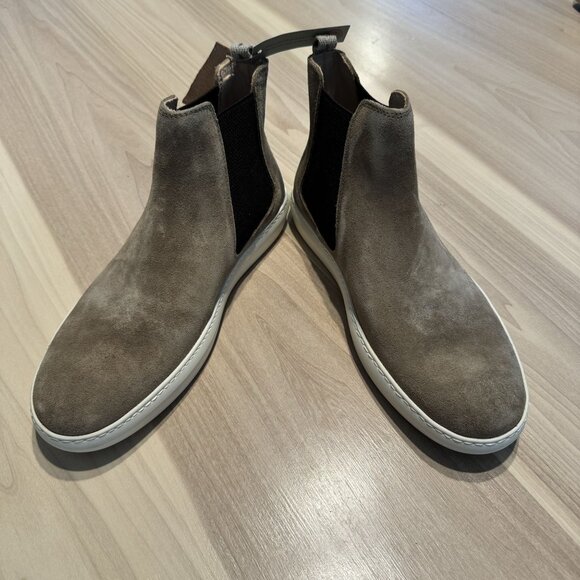 NWB Astroflex Rolflex Stone Brown Suede Chelsea Boots Men's Size 44 - Picture 9 of 10